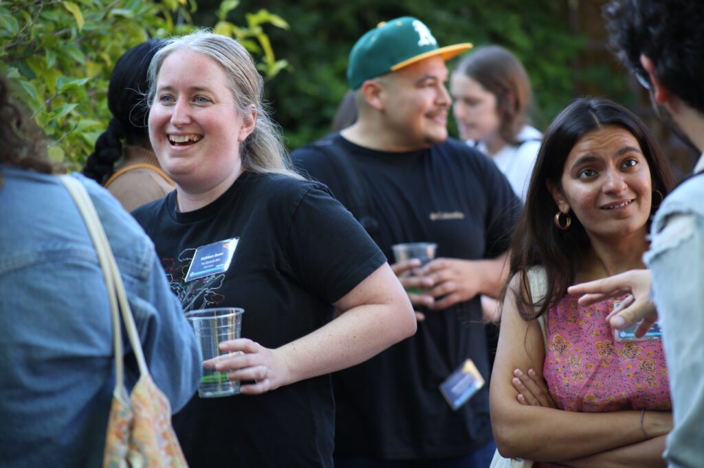 Image of Fellows socializing at Orientation